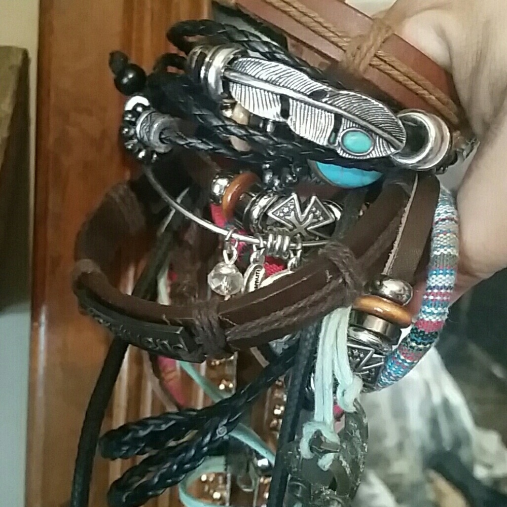 Lots of bracelets